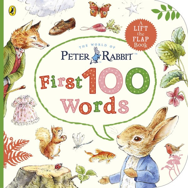 Peter Rabbit Peter's First 100 Words Beatrix Potter / Беатрис Поттер 9780241612781-1