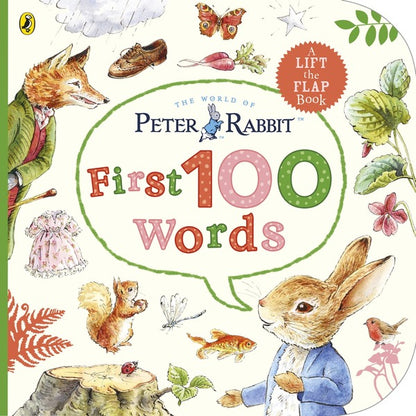 Peter Rabbit Peter's First 100 Words Beatrix Potter / Беатрис Поттер 9780241612781-1