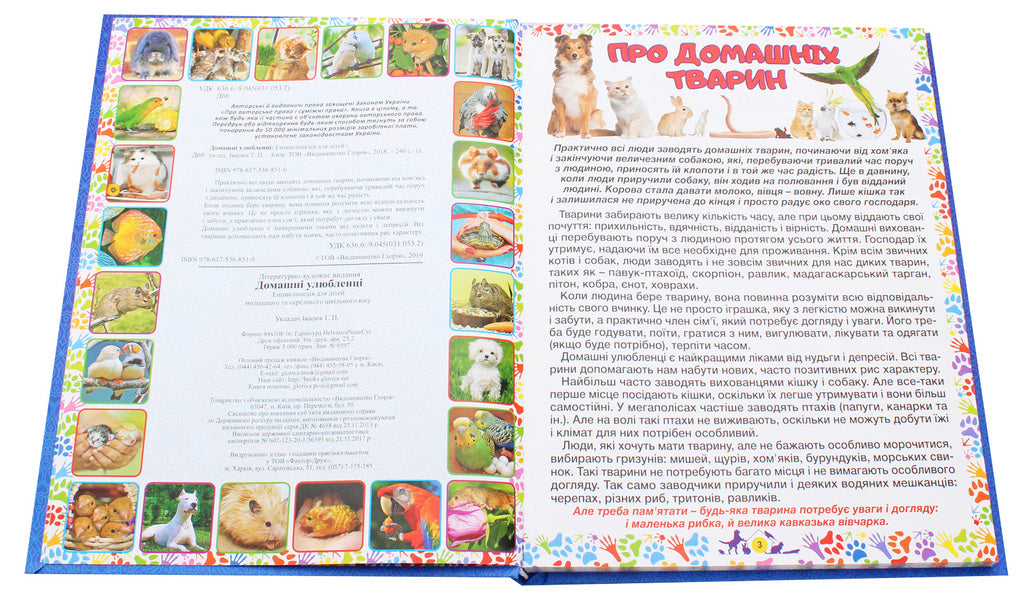 Pets / Домашні улюбленці  978-617-536-851-0-4