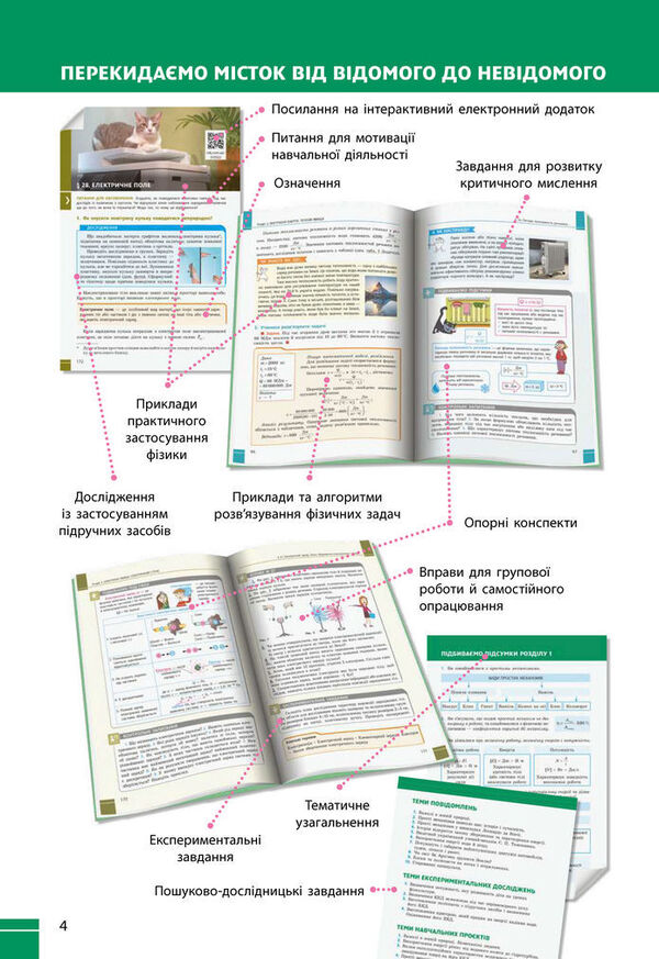 Physics. Grade 8. Textbook / Фізика. 8 клас. Підручник Victor Baryivtar, Faina Bozhinov, Stanislav Dovgye, Nikolai Kiryukhin, Elena Kirukhina / Віктор Барахтар, Файїн Бочінова, Станіслав Довід, Микола Кирухін, Олена Кіюхін 9786170995919-4
