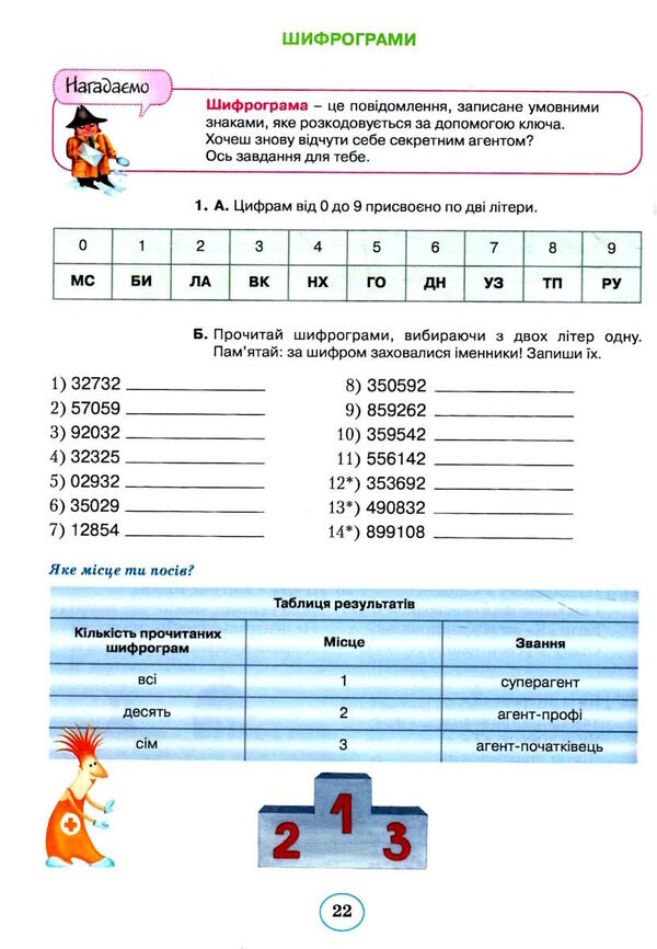 Planet of reasoning. 4th grade Training manual on the development of thinking / Планета міркувань. 4 клас. Навчальний посібник з розвитку мислення Ольга Гись 978-617-09-8385-5-3