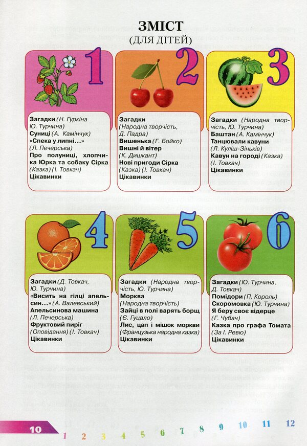 Plants. Vegetables and fruits. Study guide for preschool children / Рослини. Овочі та фрукти. Навчальний посібник для дітей дошкільного віку Ирина Товкач 9789663496092-3