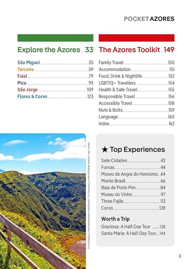 Pocket Azores Lonely Planet / Lonely Planet 9781837582310-3