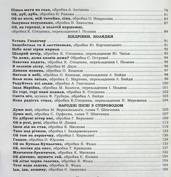 Podolyanochka Arrangements of Ukrainian folk songs for children's and women's choirs / Подоляночка. Обробки українських народних пісень для дитячого та жіночого хору  978-966-205-358-6-3