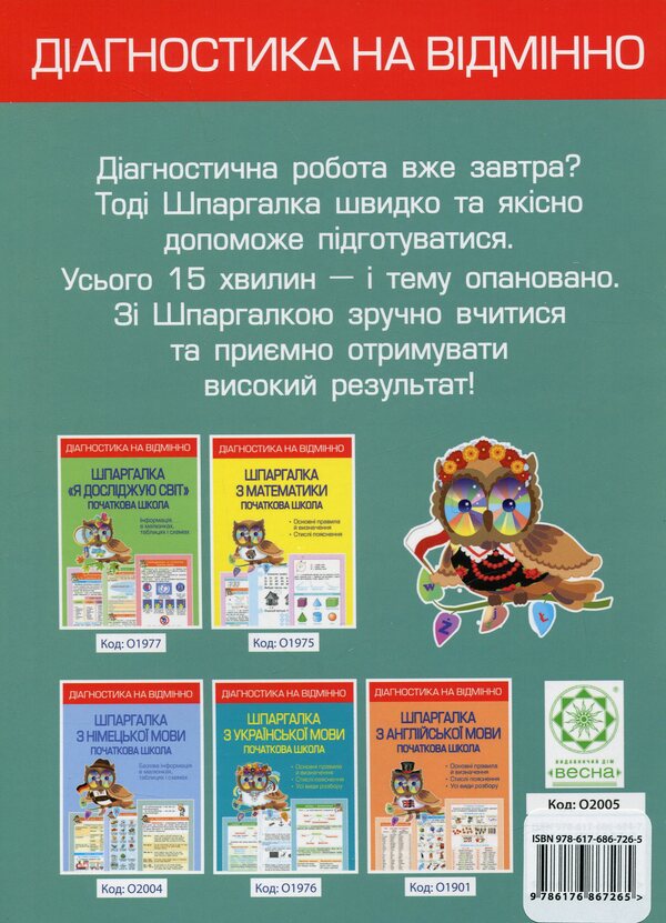 Polish language cheat sheet. Elementary School / Шпаргалка з польської мови. Початкова школа Мария Копко 978-617-686-726-5-2