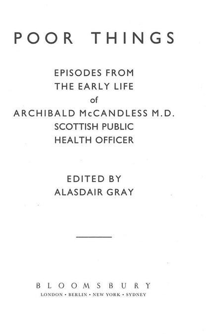 Poor Things Alasdair Gray / Аласдер Грей 9781526657886-4