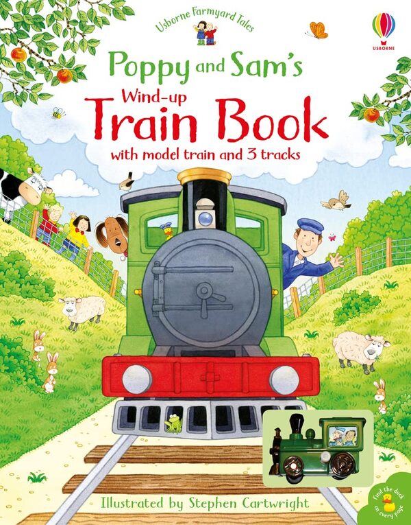 Poppy And Sam's Wind-Up Train Book Heather Emery / Хизер Эмери 9781474974936-1