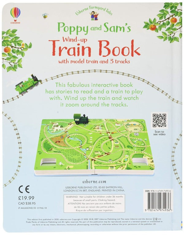 Poppy And Sam's Wind-Up Train Book Heather Emery / Хизер Эмери 9781474974936-2