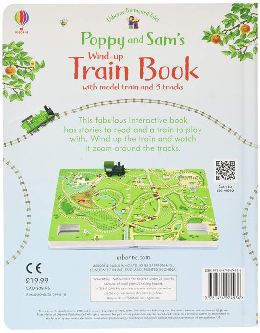 Poppy And Sam's Wind-Up Train Book Heather Emery / Хизер Эмери 9781474974936-2