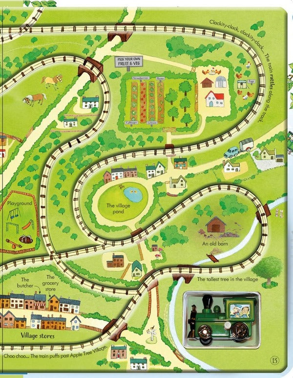 Poppy And Sam's Wind-Up Train Book Heather Emery / Хизер Эмери 9781474974936-4