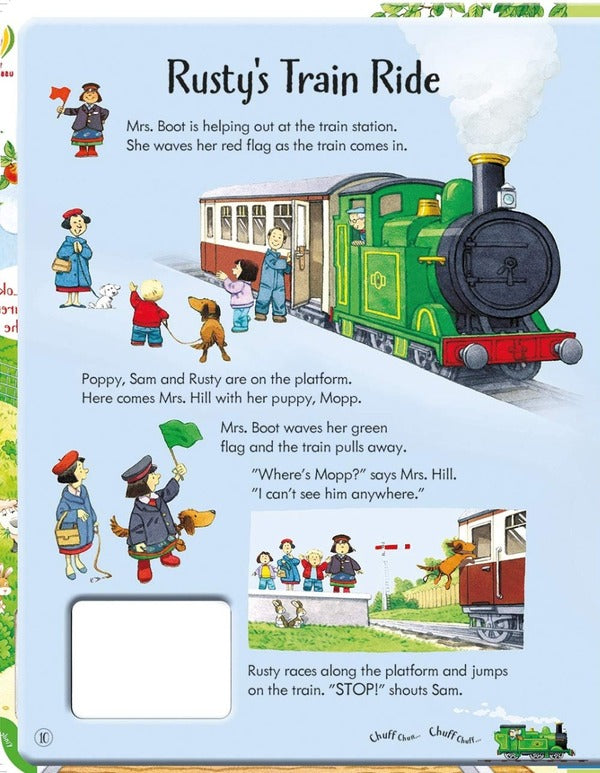 Poppy And Sam's Wind-Up Train Book Heather Emery / Хизер Эмери 9781474974936-5