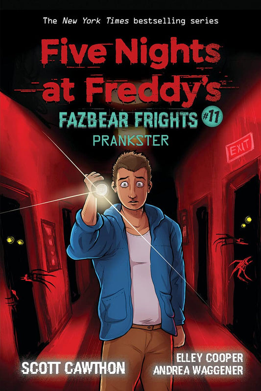 Prankster. An AFK Book. Five Nights At Freddy's. Fazbear Frights #11 Scott Cawthon, Andrea Wagener, Ellie Cooper / Скотт Коутон, Андреа Вагенер, Елли Купер 9781338741209-1