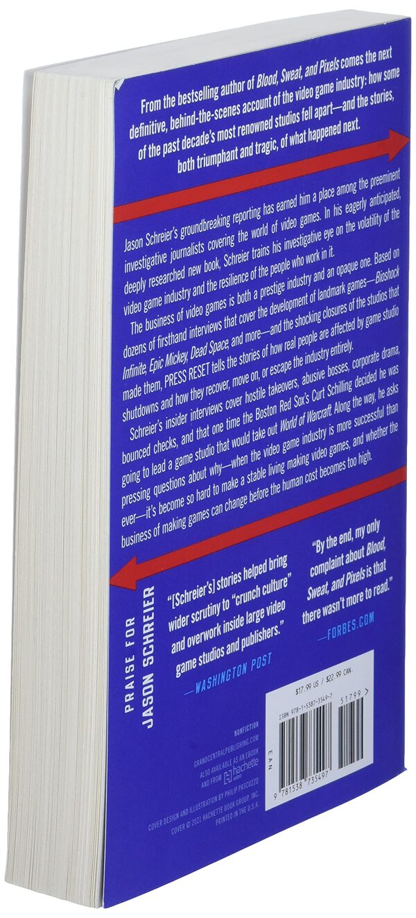Press Reset. Ruin And Recovery In The Video Game Industry Jason Schreier / Джейсон Шрайер 9781538735497-3