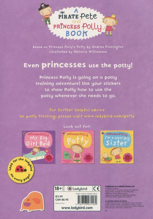 Princess Polly's Potty sticker activity book / Princess Polly's Potty sticker activity book  9780723281580-2