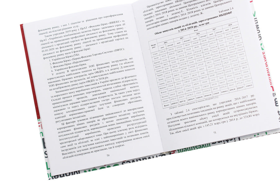 Priorities of the development of the corporate securities market in Ukraine / Пріоритети розвитку ринку корпоративних цінних паперів в Україні Михаил Кужелев, Сергей Стабиас 978-611-01-1861-3-6