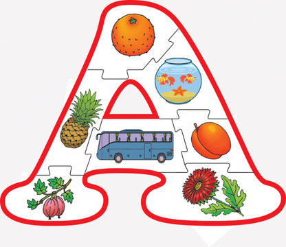 Puzzle letters. Visual and didactic guide for the formation of communicative competence of younger schoolchildren. / Букви-пазли. Наочно-дидактичний посібник для формування комунікативної компетентності молодших школярів. Галина Иваница 9786170947796-3
