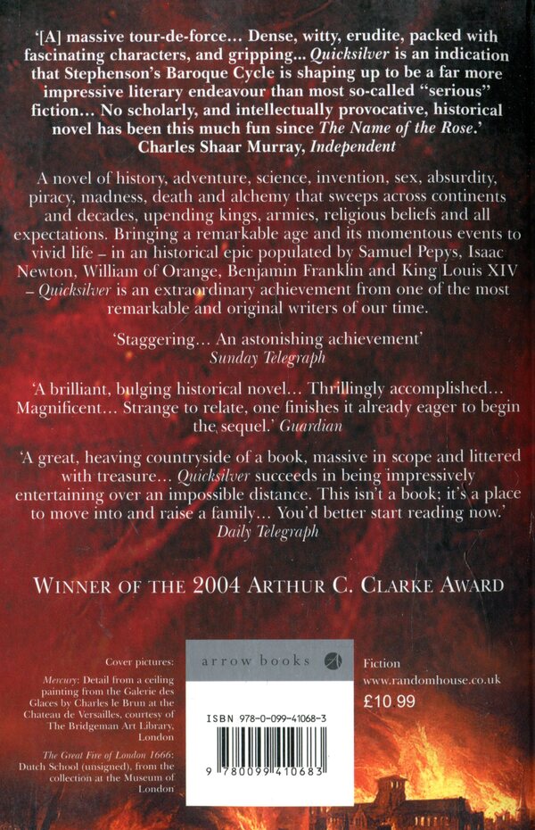 Quicksilver Neal Stephenson / Нил Стивенсон 9780099410683-2
