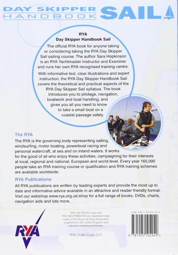 RYA Day Skipper Handbook. Sail Sarah Hopkinson / Сара Хопкинсон 9781905104949-2