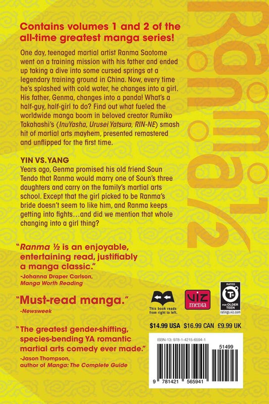 Ranma 1/2. 2-In-1 Edition. Volume 1 Rumiko Takahashi / Румико Такахаши 9781421565941-2