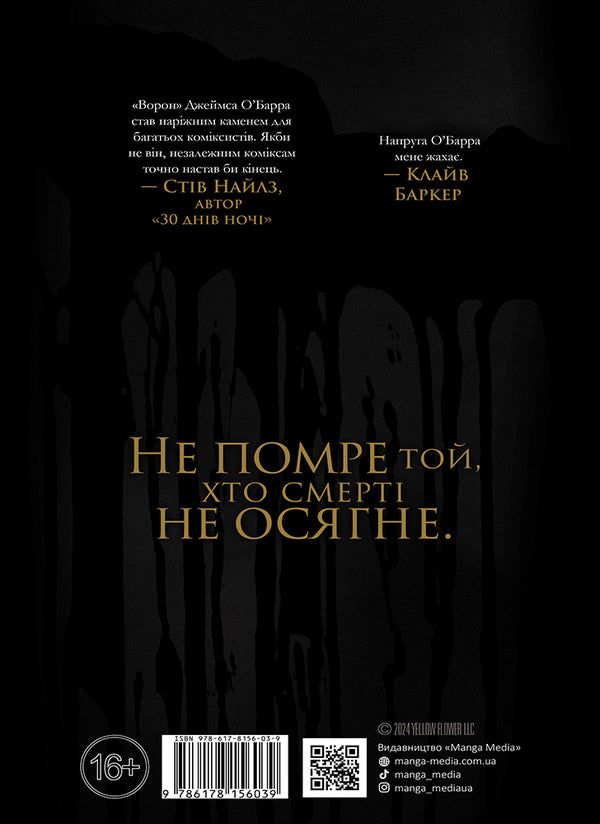 Raven. Special Edition + Unique Film Cover / Ворон. Спеціальне видання + унікальна кінообкладинка James O'Barr / Джеймс О'Барр 9786178156046-2