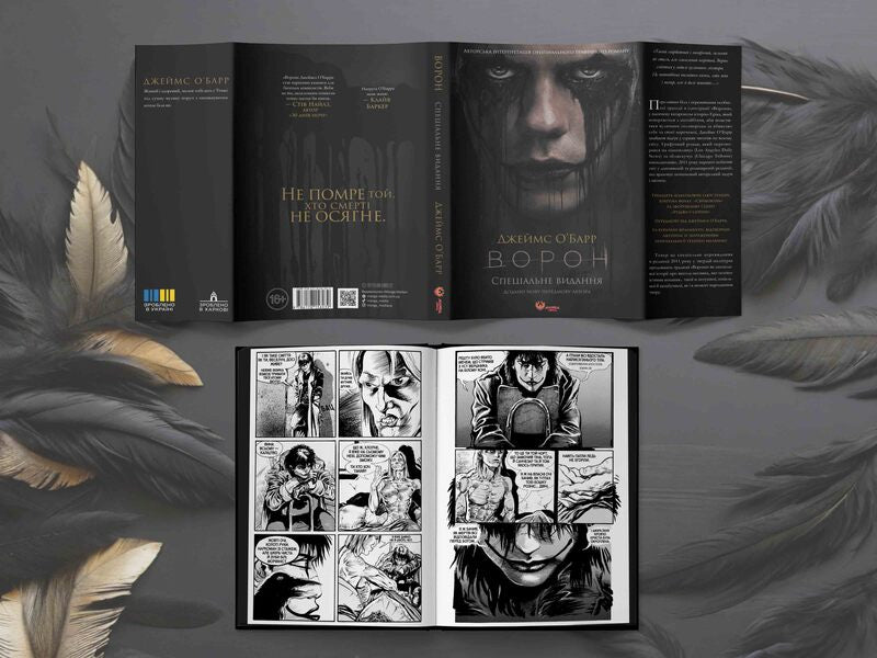 Raven. Special Edition + Unique Film Cover / Ворон. Спеціальне видання + унікальна кінообкладинка James O'Barr / Джеймс О'Барр 9786178156046-5