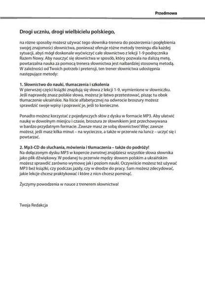 Razem nowy A1. Notebook - dictionary. Polish language course / Razem nowy A1. Зошит - словник. Курс польської мови Павел Василевский 9786177462582-3