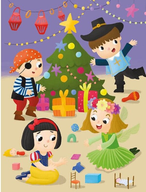 Reading With Stickers. A Christmas Tale / Читання з наліпками. Різдвяна казка Anna Makulina / Ганна Макуліна 9786170989857-5