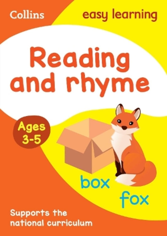 Reading and Rhyme Ages 3-5: Ideal for Home Learning / Reading and Rhyme Ages 3-5: Ideal for Home Learning Collins Easy Learning 9780008151560-1