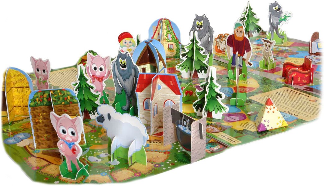 Red Riding Hood. 3D fairy tale / Червона Шапочка. 3D казка  978-966-283-374-4-2