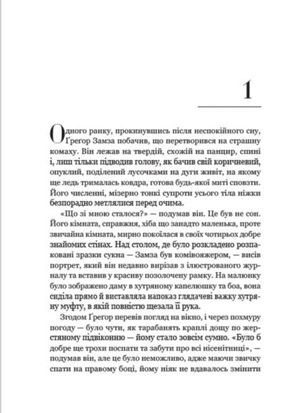 Reincarnation. Illustrated edition / Перевтілення. Ілюстроване видання Франц Кафка 978-088-0034-56-2-3