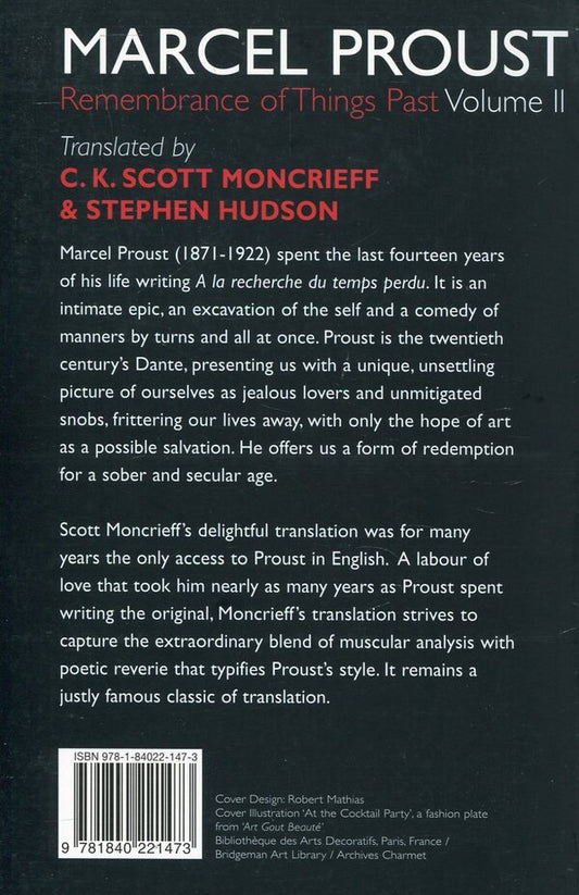 Remembrance of Things Past. Volume 2 / Remembrance of Things Past. Volume 2 Марсель Пруст 9781840221473-2