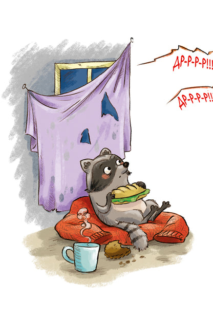 Rescue Animals Book 1 A Raccoon Gets Down To Business - Тварини-рятувальники Книга 1 До справи береться нот Vanessa Walder - Ванесса Волдер 9786178639792-2