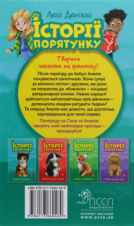 Rescue stories.Homeless cat / Історії порятунку. Котик-безхатько Люси Дэниелс 978-617-7660-46-9-2