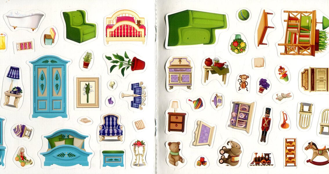 Reusable Stickers In The House - Багаторазовi налiпки У будинку - Author not specified 9789669366733-4