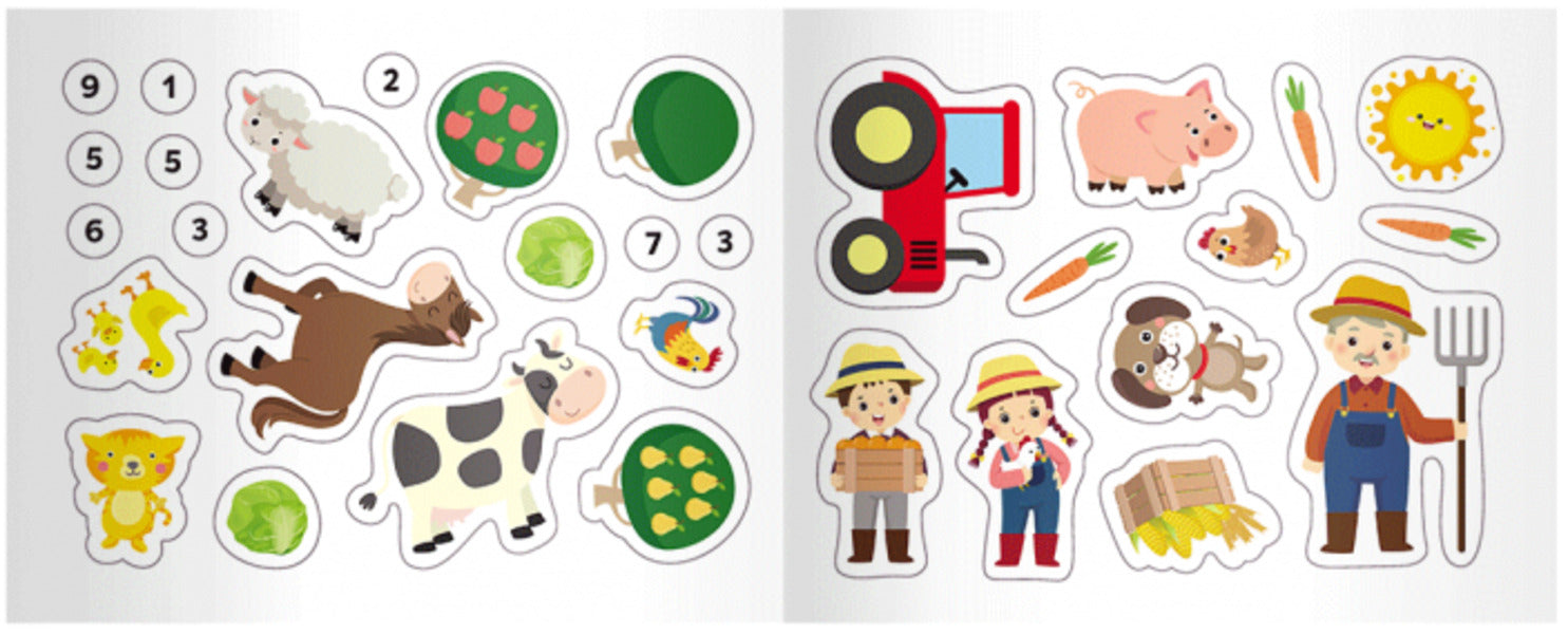 Reusable stickers.Farm / Багаторазові наліпки. Ферма  9789667507633-3