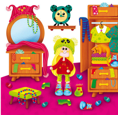 Reusable water coloring. Fashionista girlfriends / Багаторазовi водяні розмальовки. Модниці-подружки  978-966-987-614-0-3