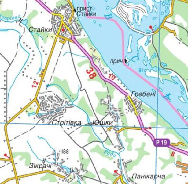 Road Map. Kyiv Region. 1:250,000 / Карта автомобільних шляхів. Київська область. 1:250 000 / Author not specified 9786177447497-2