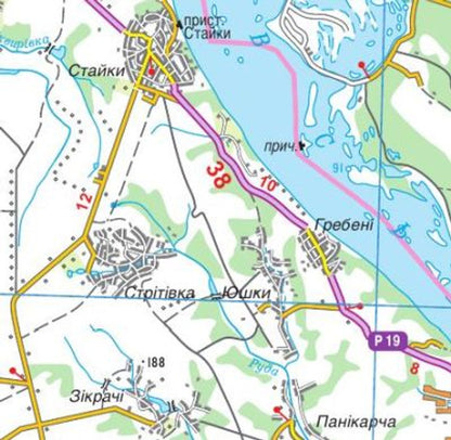 Road Map. Kyiv Region. 1:250,000 / Карта автомобільних шляхів. Київська область. 1:250 000 / Author not specified 9786177447497-2