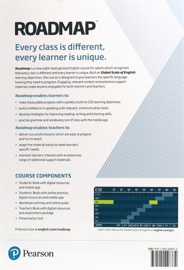 Roadmap B2 Students' Book + App / Roadmap B2 Students' Book + App Джонатан Бигрейв 978-1-292-22837-2-2