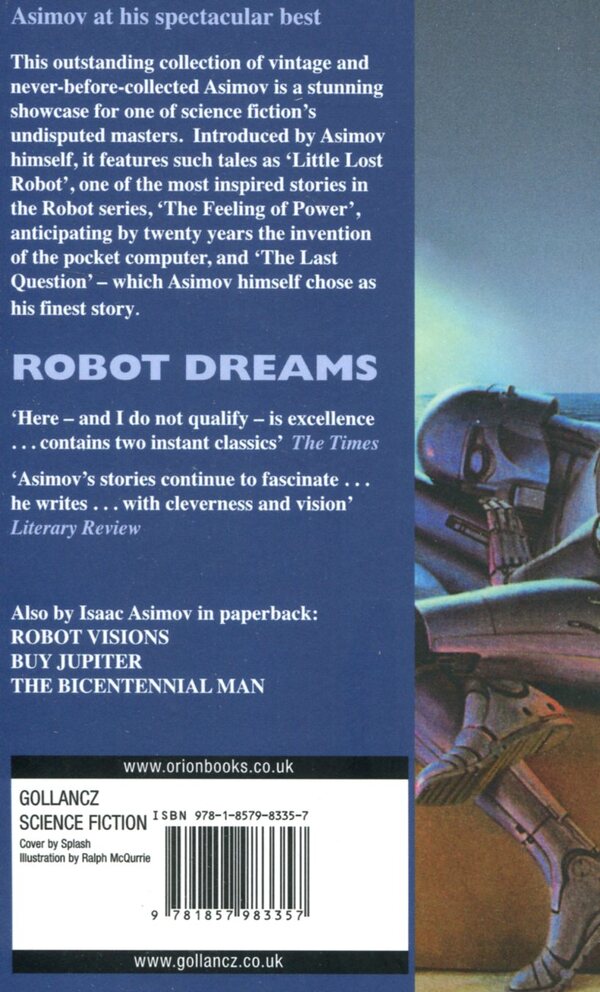 Robot Dreams Isaac Asimov / Айзек Азимов 9781857983357-2