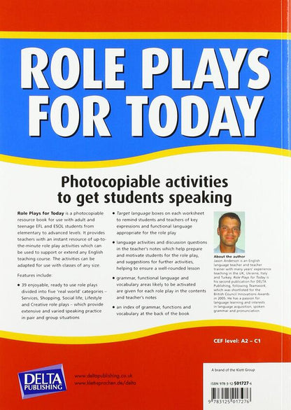 Role Plays for Today. Photocopiable activities to get students speaking. Book with photocopiable activities / Role Plays for Today. Photocopiable activities to get students speaking. Book with photocopiable activites Джейсон Андерсон 978-3-12-501727-6-2