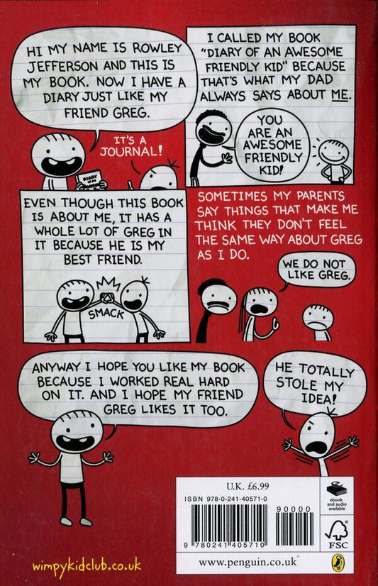 Rowley Jefferson's Journal / Rowley Jefferson's Journal Джефф Кинни 9780241405710-2