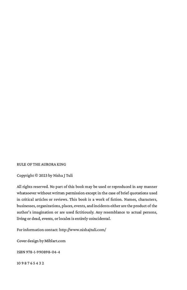 Rule of the Aurora King / Rule of the Aurora King Ниша Дж. Тули 9780356523385-4