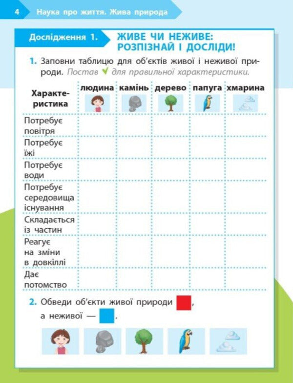 STEM-Start. Notebook For A Student. Science Of Life. 1St Class / STEM-Старт. Зошит для учня. Наука про життя. 1 клас Elena Dubovyk, Oksana Onoprienko, Iryna Potapenko / Елена Дубовик, Оксана Оноприенко, Ирина Потапенко 9786170995483-3