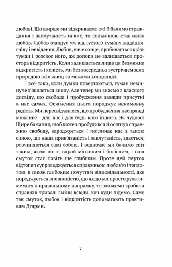 Sadness, love, openness. The Buddhist path of joy / Смуток, любов, відкритість. Буддійський шлях радості Чокьи Ньима Ринпоче 9786176298632-3