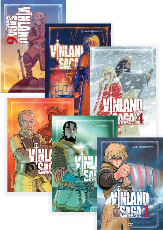 Saga of Vinland (set of 6 books) / Сага про Вінланд (комплект із 6 книг) Макото Юкимура 978-617-7678-88-4, 978-617-7678-97-6, 978-617-8109-06-6, 978-617-8109-17-2, 978-617-8109-39-4, 978-617-8109-56-1-1