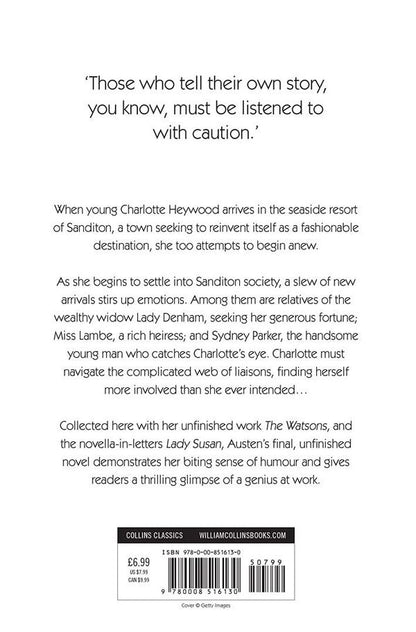 Sanditon And Other Stories Jane Austen / Джейн Остин 9780008516130-2