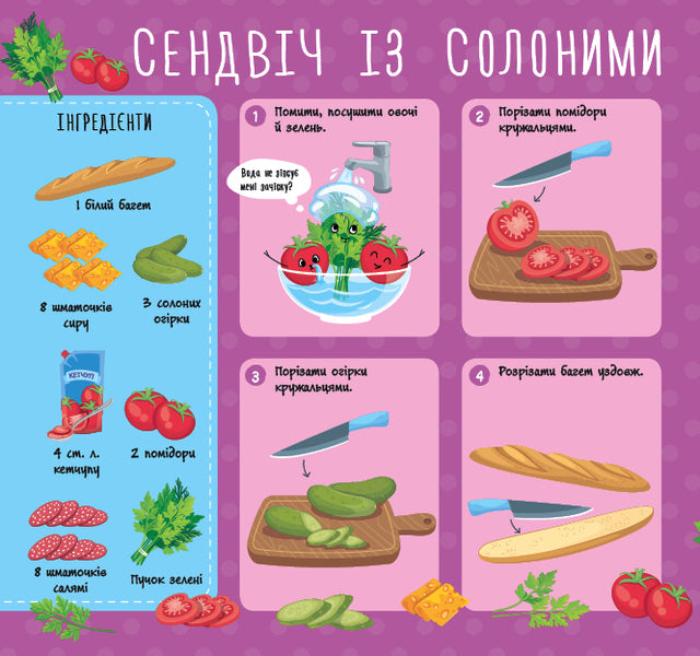 Sandwiches / Сендвічі Юлия Сикора 978-617-544-217-3-2