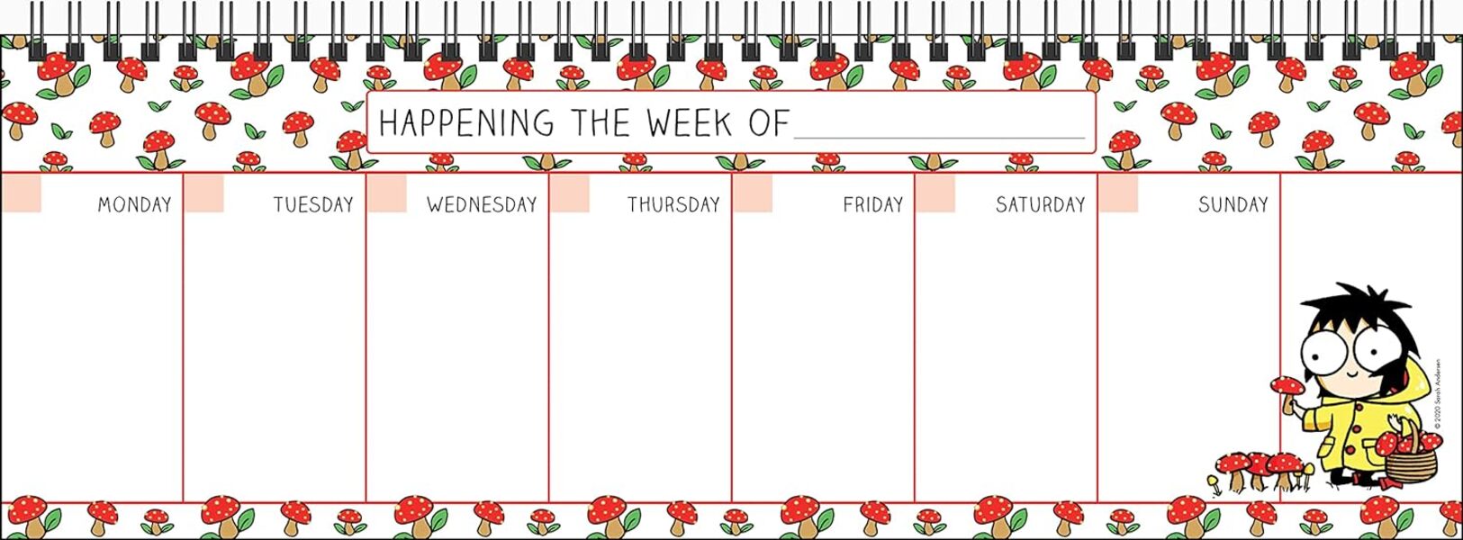 Sarah's Scribbles Undated Weekly Desk Pad Calendar / Sarah's Scribbles Undated Weekly Desk Pad Calendar Сара Андерсен 9781524858919-3