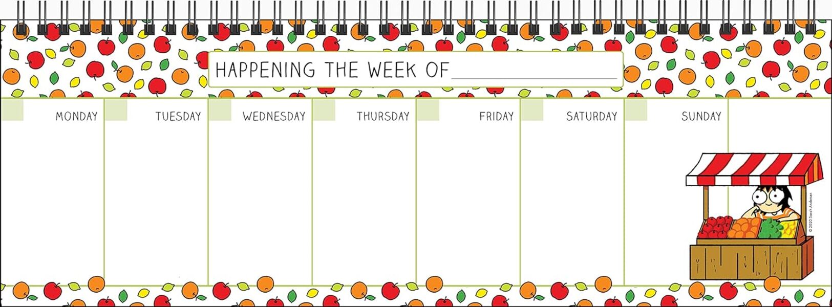 Sarah's Scribbles Undated Weekly Desk Pad Calendar / Sarah's Scribbles Undated Weekly Desk Pad Calendar Сара Андерсен 9781524858919-4